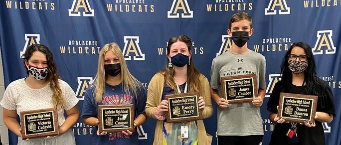 Apalachee High School hands out student, faculty honors for September